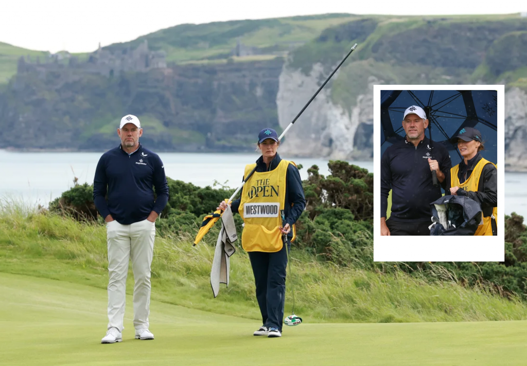 Lee Westwood and wife‑caddie Helen redefine partnerships at Portrush