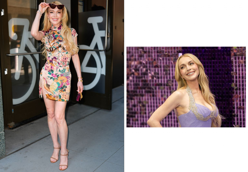 Lindsay Lohan’s Freakier Friday Press Tour: A Nostalgic Fashion Journey with Iconic Flair