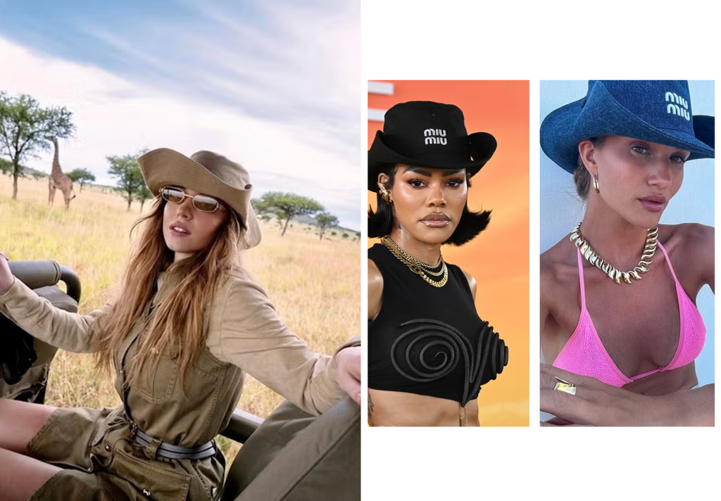 Miu Miu Drill Cowboy Hat: When bucket hat ease meets Western attitude