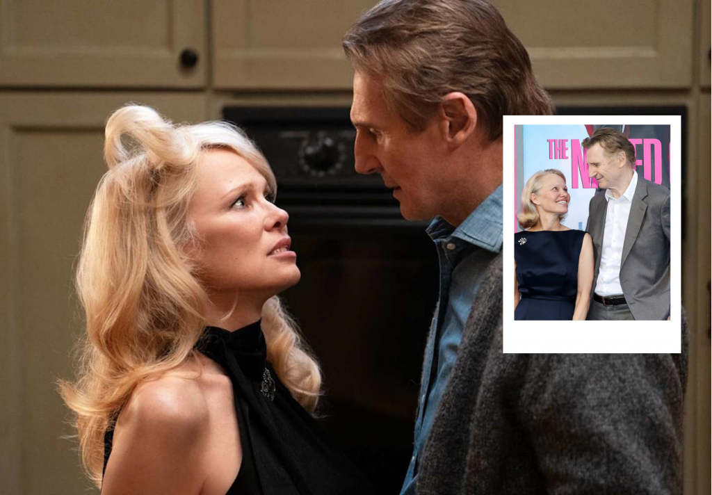 Pamela Anderson and Liam Neeson spark romance rumors with cozy chemistry on and off screen