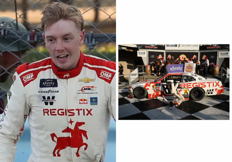 NASCAR Driver Connor Zilisch Breaks Collarbone While Celebrating Victory