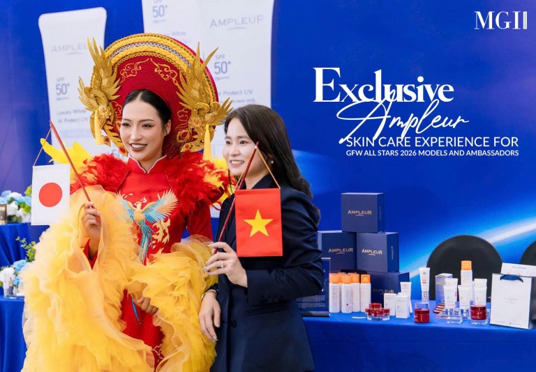 Exclusive Ampleur skin care experience for GFW All Stars 2026 models and ambassadors