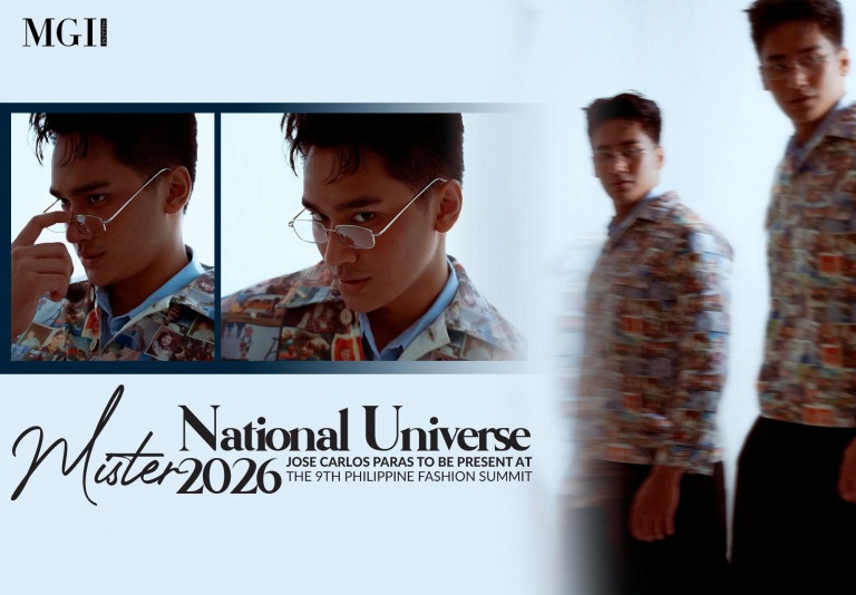 Mister National Universe 2026 Jose Carlos Paras to be present at the 9th Philippine Fashion Summit