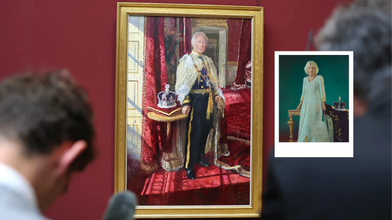 Portrait of a modern monarch: King Charles’ official coronation painting revealed