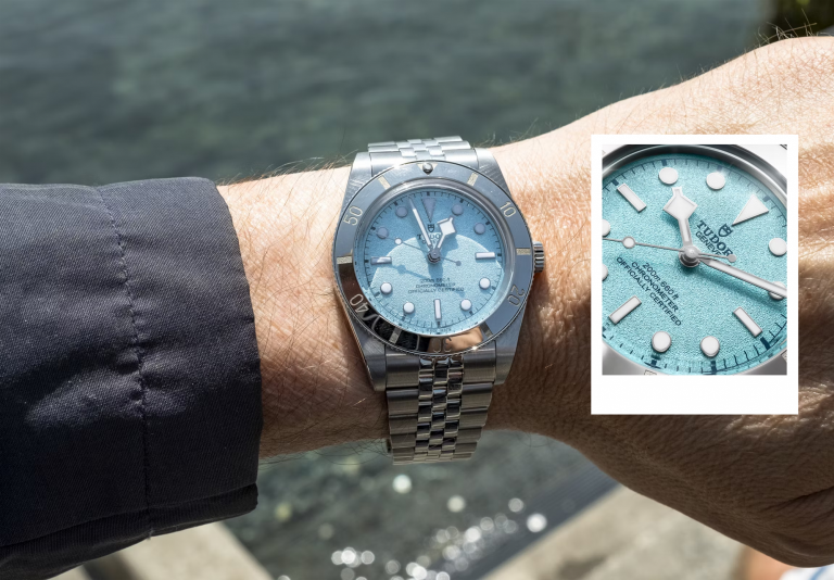 Tudor taps into color and nostalgia with the Black Bay 54 “Lagoon Blue”