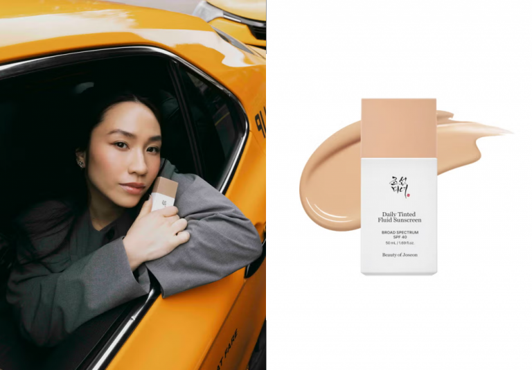 Sandy Liang is the face of Beauty of Joseon’s first tinted mineral sunscreen