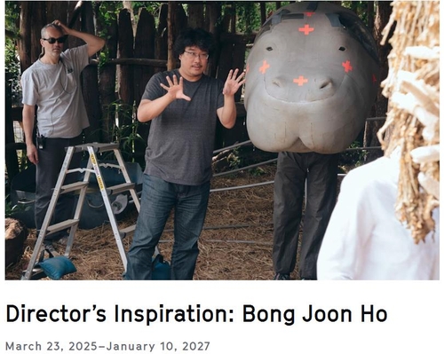 Bong Joon-ho's filmmaking journey explored in Academy Museum's 2-year exhibit