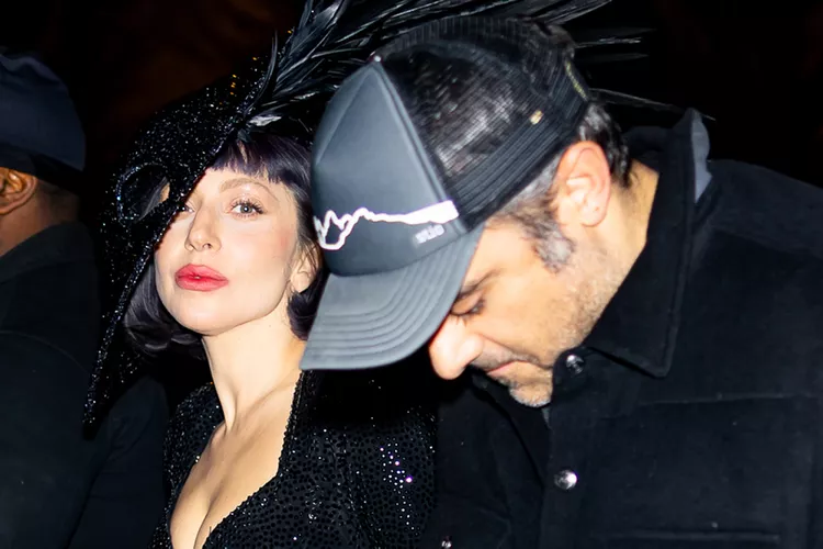 Lady Gaga Walks Hand-in-Hand with Fiancé Michael Polansky While Arriving at SNL Afterparty in N.Y.C.