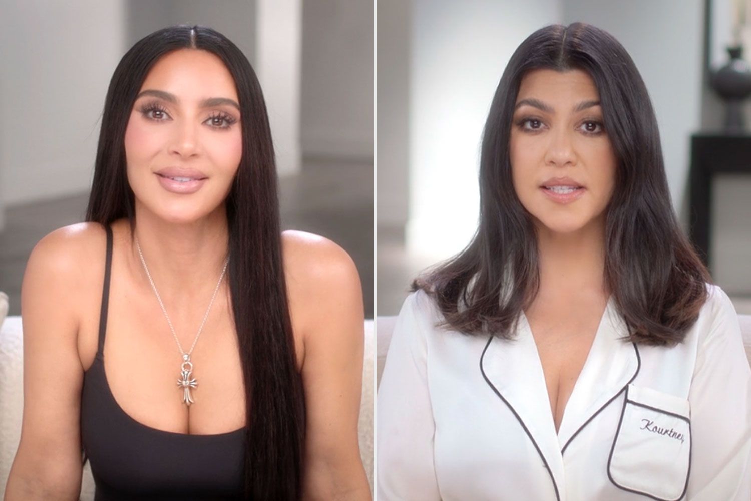 Kim and Kourtney Kardashian Recall a Childhood Fashion Feud That Made Kim 'So Embarrassed'