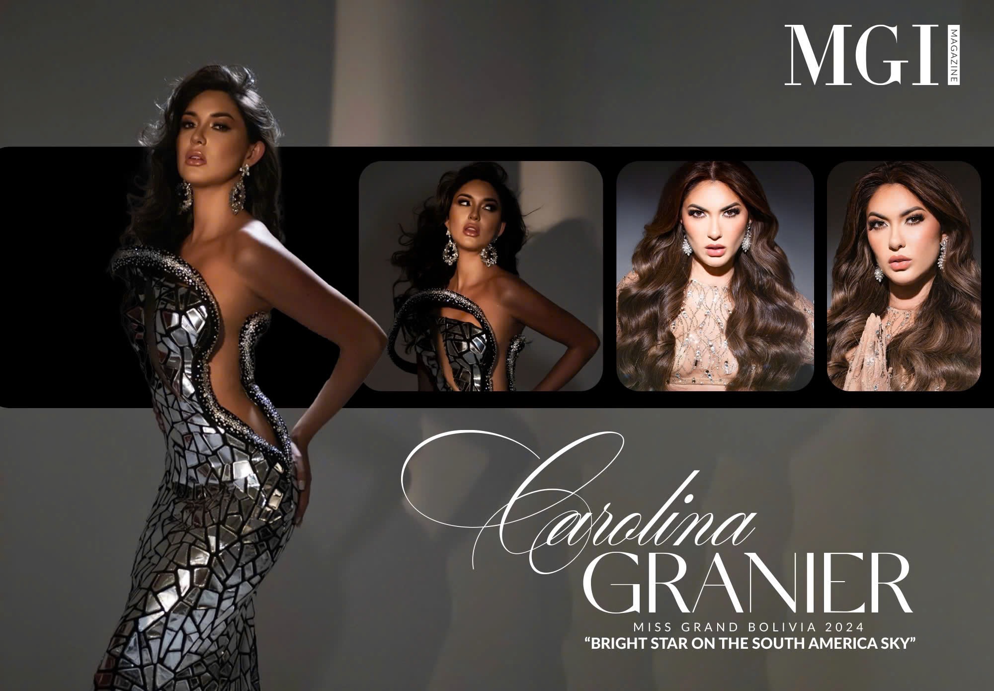 Miss Grand Bolivia 2024 Carolina Granier - “Bright star on the South America sky”