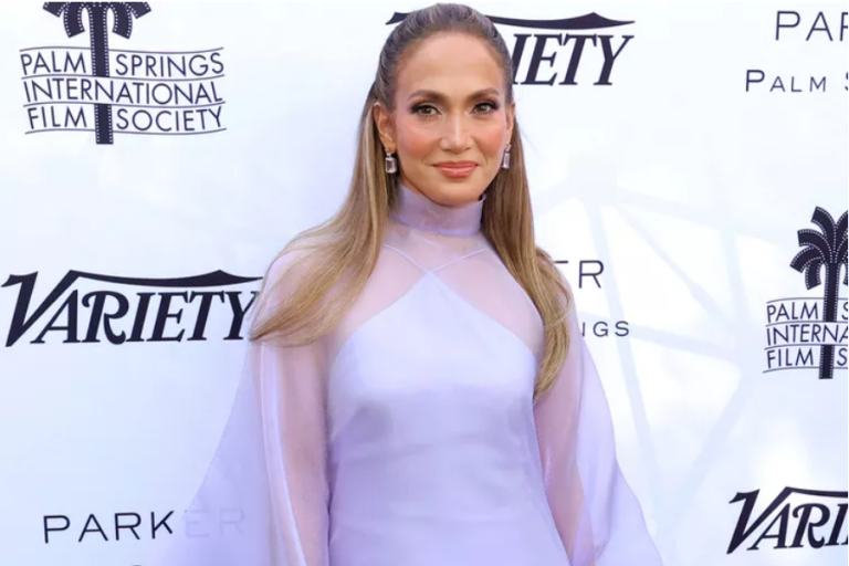 Jennifer Lopez Dazzles in Dreamy Lavender Look as She Kicks Off Awards Season at Palm Springs Film Festival