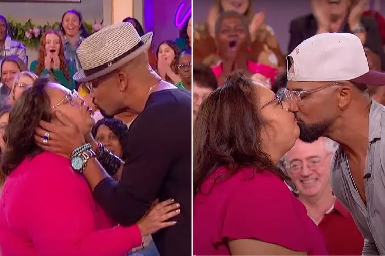 Shemar Moore Kisses Audience Member for Second Year in a Row on TV — and Her Husband 'Was Good' with It!