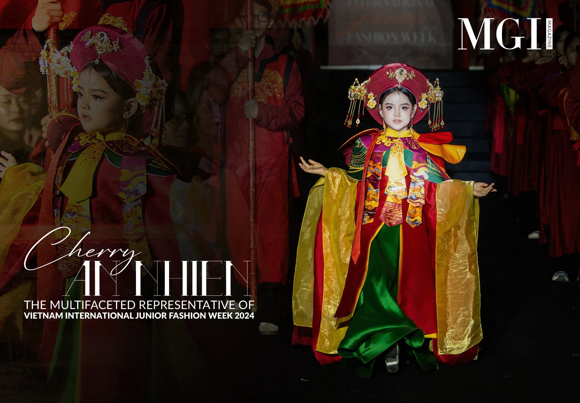 Cherry An Nhien - The multifaceted representative of Vietnam International Junior Fashion Week 2024