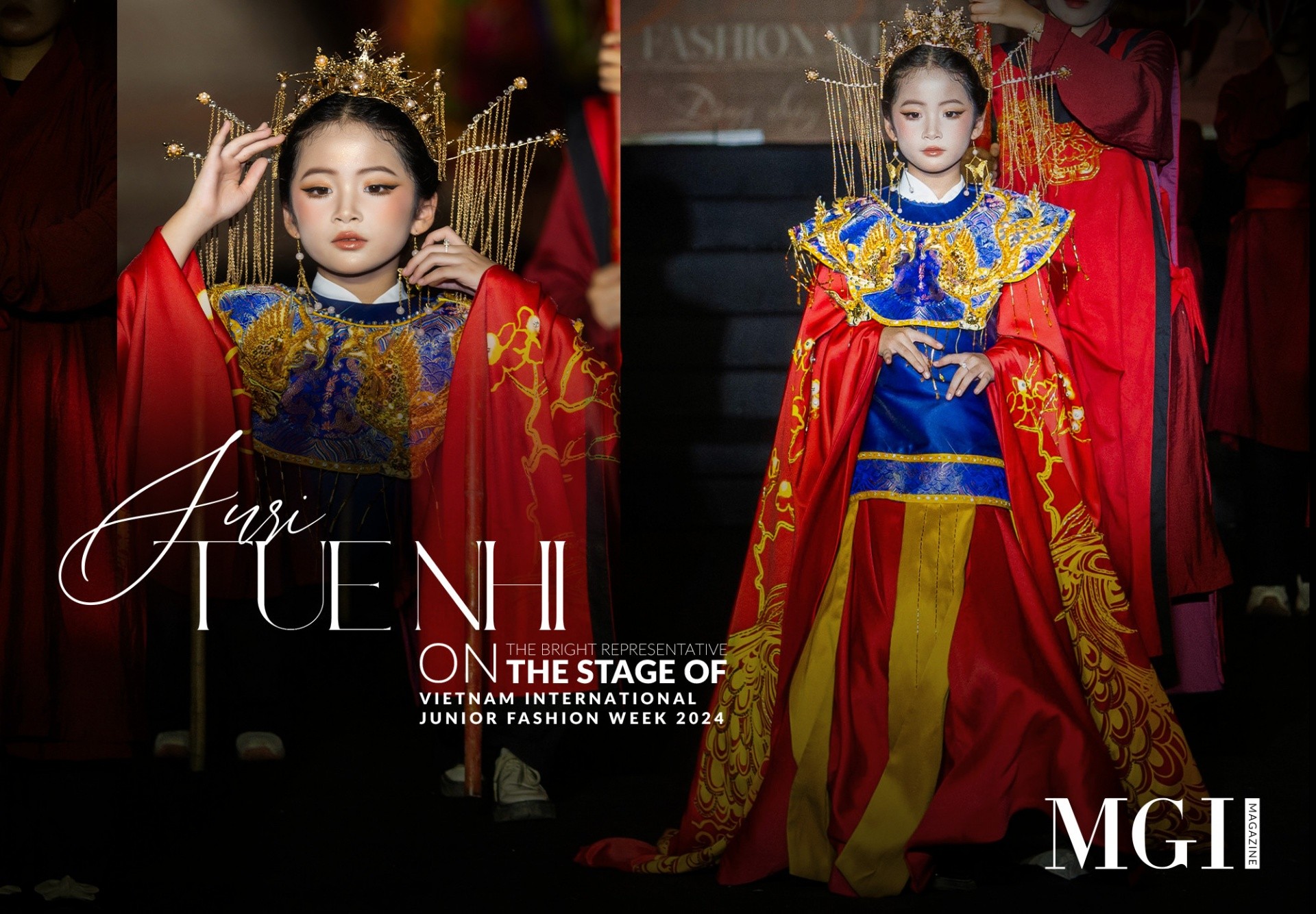 Suri Tue Nhi - The bright representative on the stage of Vietnam International Junior Fashion Week 2024