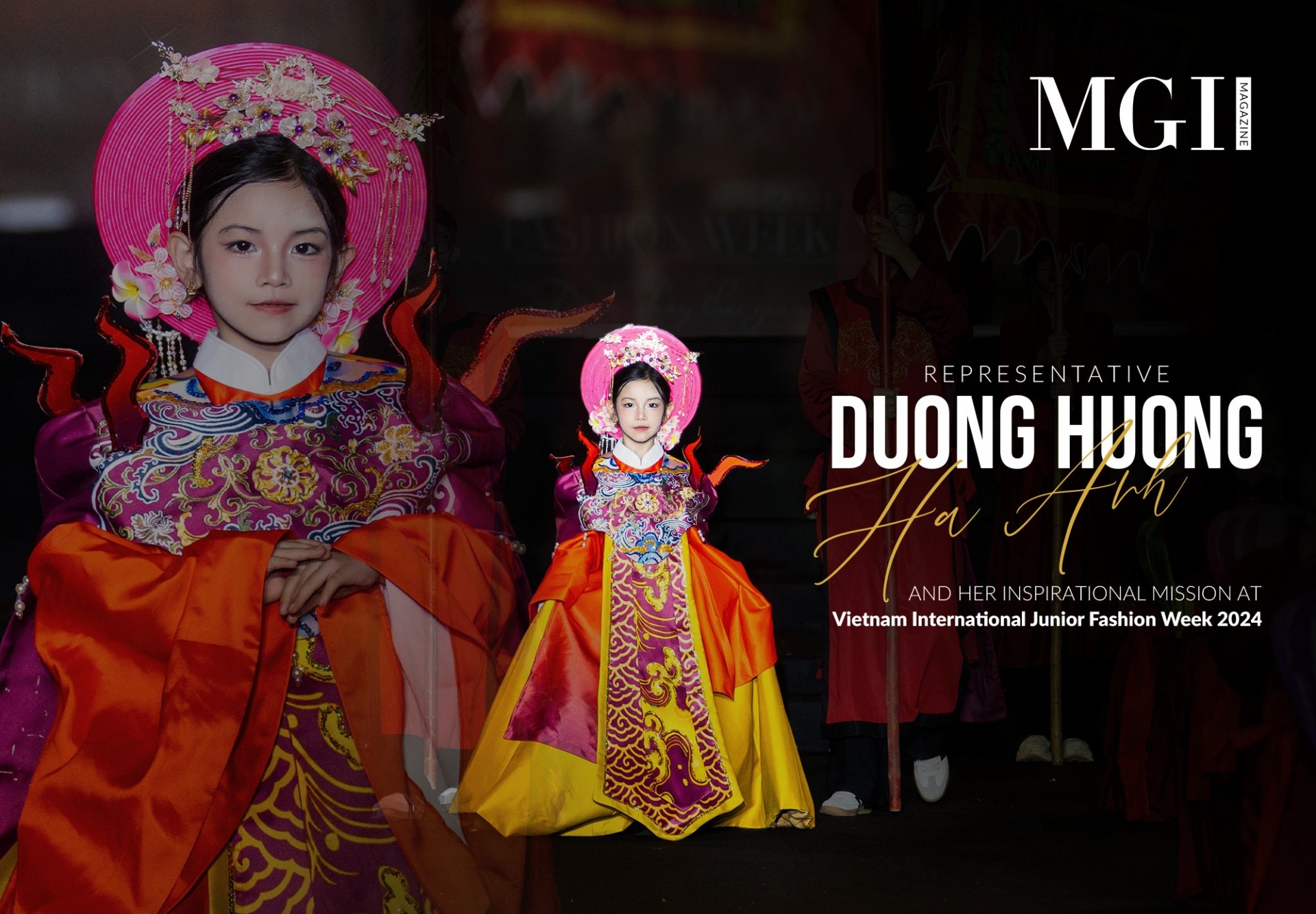 Representative Duong Huong Ha Anh and her inspirational mission at Vietnam International Junior Fashion Week 2024