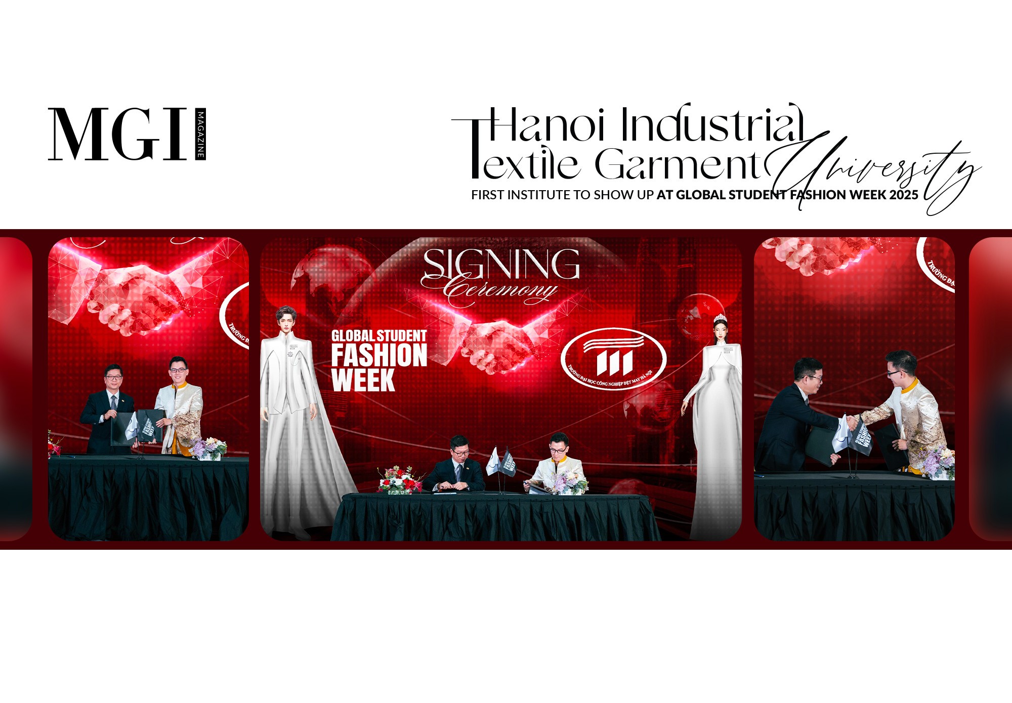 Hanoi Industrial Textile Garment University - The first unit to participate in Global Student Fashion Week 2025