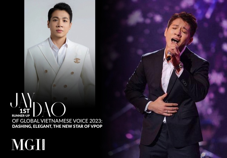 Jay Đào - 1st Runner-up of Global Vietnamese Voice 2023: Dashing, elegant, the new star of VPOP