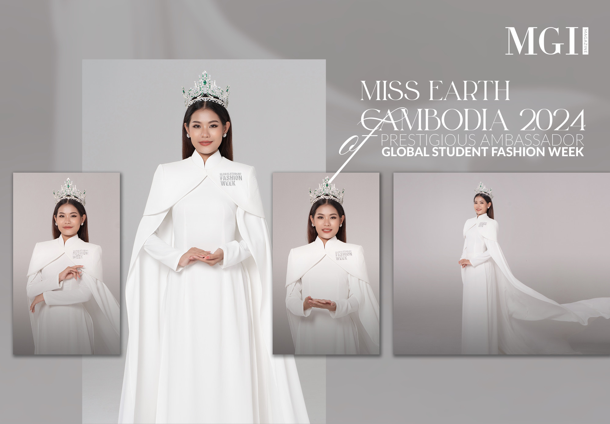 Miss Earth Cambodia 2024 - Prestigious ambassador of Global Student Fashion Week