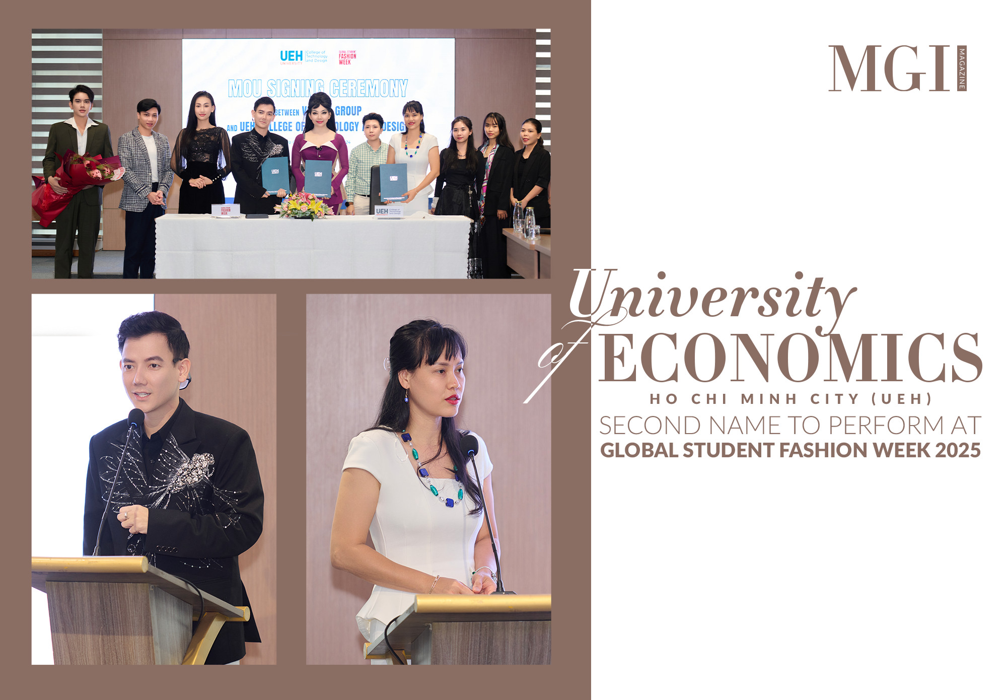 University of Economics Ho Chi Minh City (UEH) - second name to perform at Global Student Fashion Week 2025