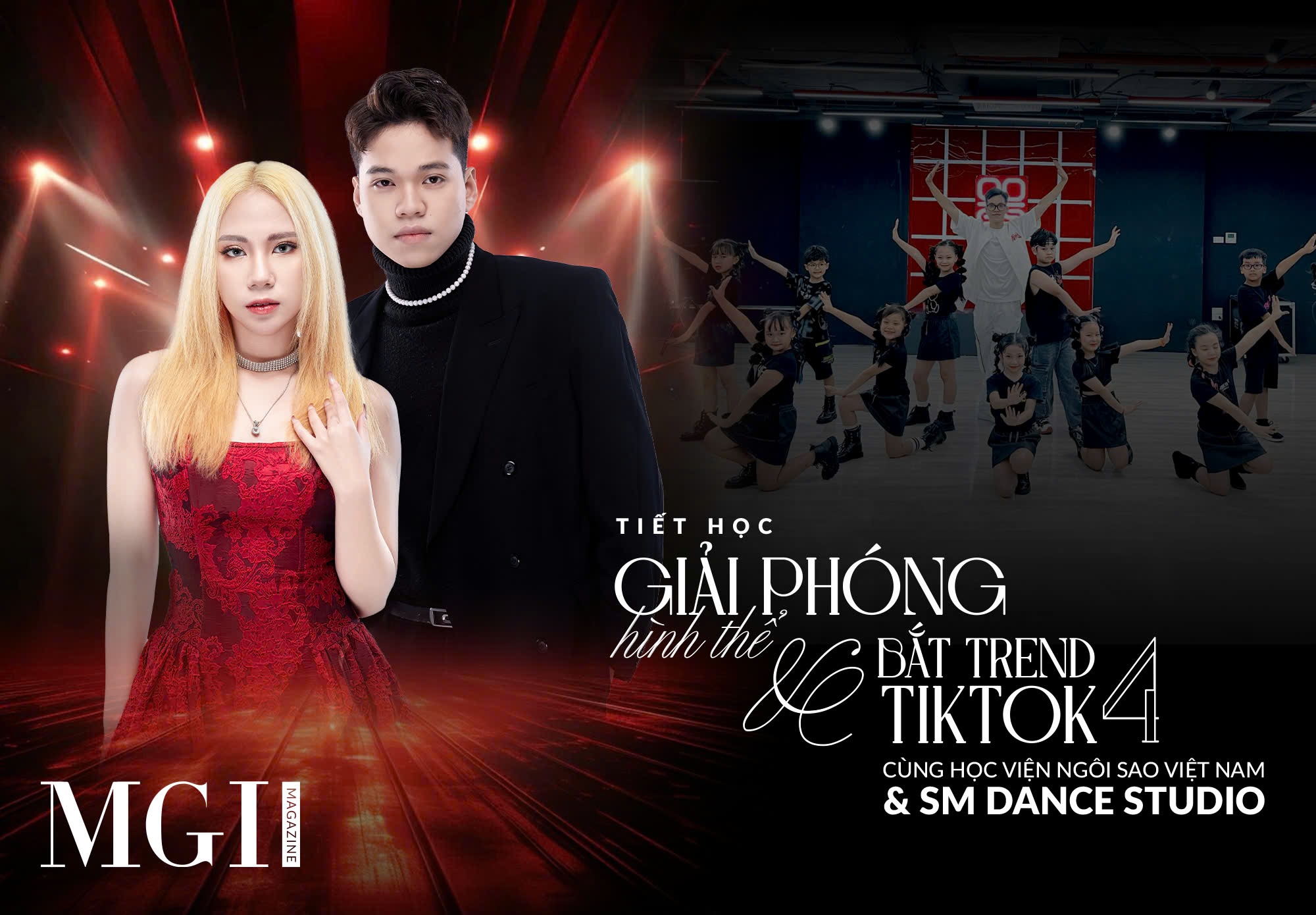 Tiết học “Giải phóng hình thể và bắt trend Tiktok” cùng Học viện Ngôi sao Việt Nam x SM Dance Studio