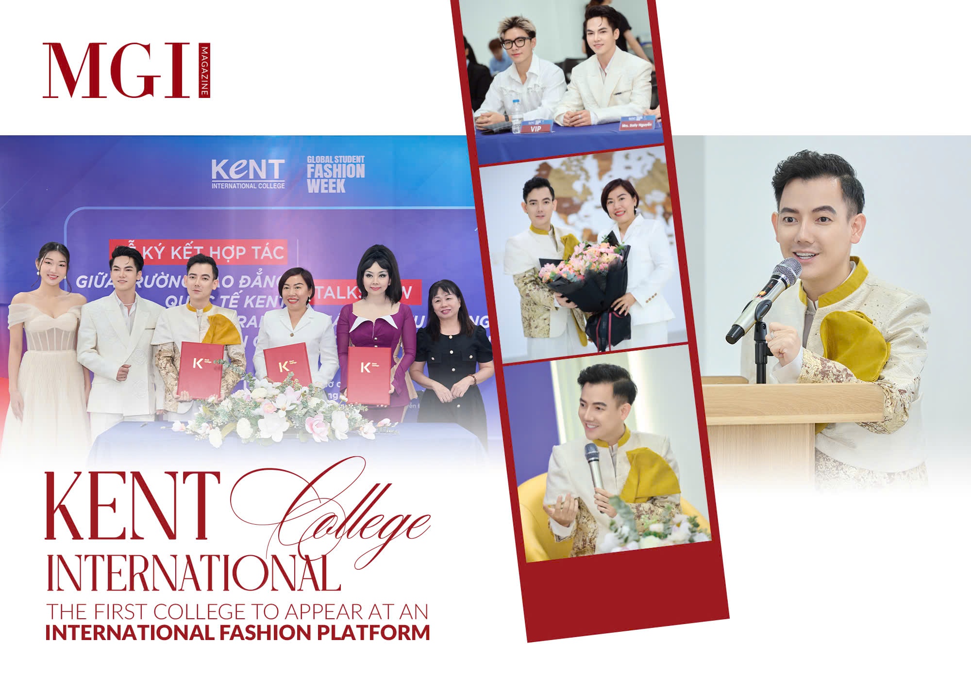 KENT International College - The first college to appear at an international fashion platform