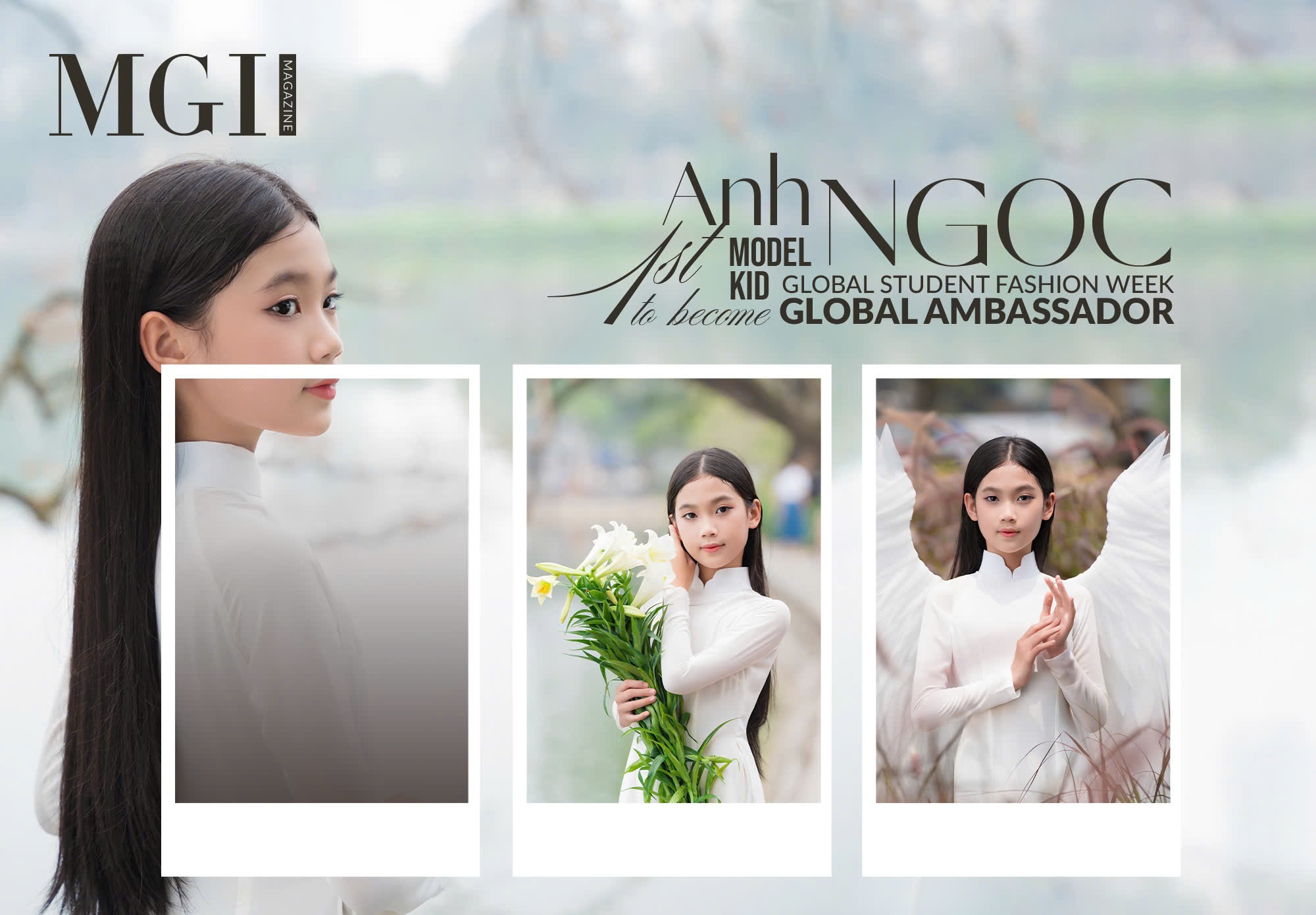 Anh Ngoc - The first model kid to become Global Student Fashion Week Global Ambassador