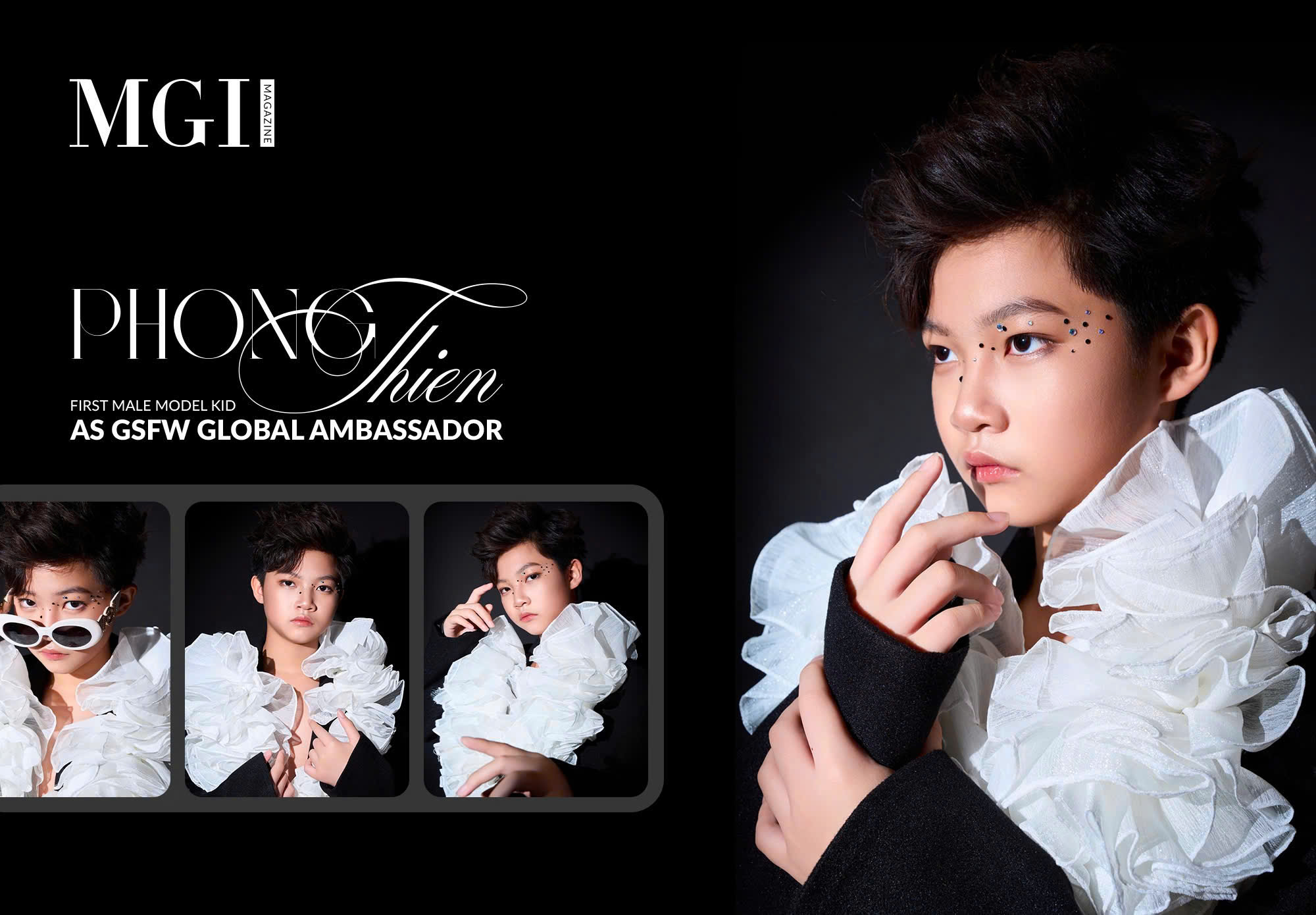 Phong Thien - First male model kid as GSFW Global Ambassador