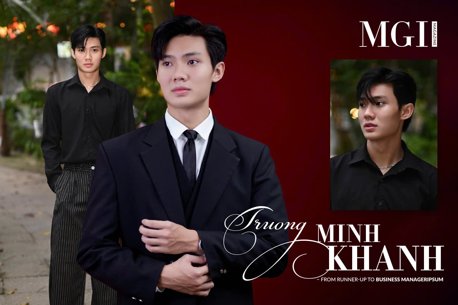 Truong Minh Khanh – From runner-up to business manager