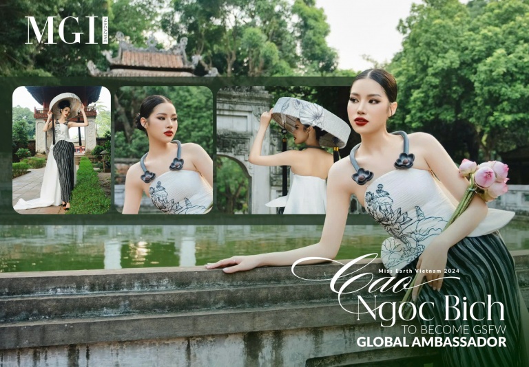 Miss Earth Vietnam 2024 Cao Ngoc Bich to become Global Student Fashion Week Global Ambassador