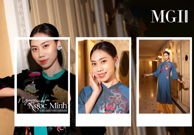 Nguyen Ha Ngoc Minh: Global Student Fashion Week 2025 Global Student Model Ambassador