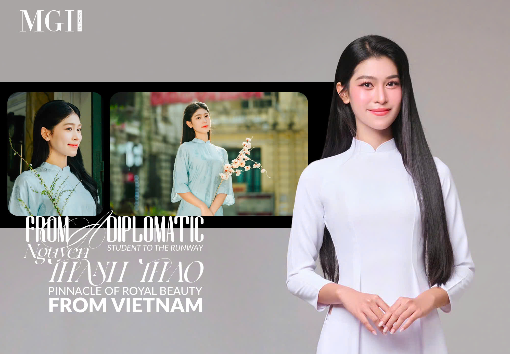 From a Diplomatic student to the runway: Nguyen Thanh Thao – Pinnacle of royal beauty from Vietnam