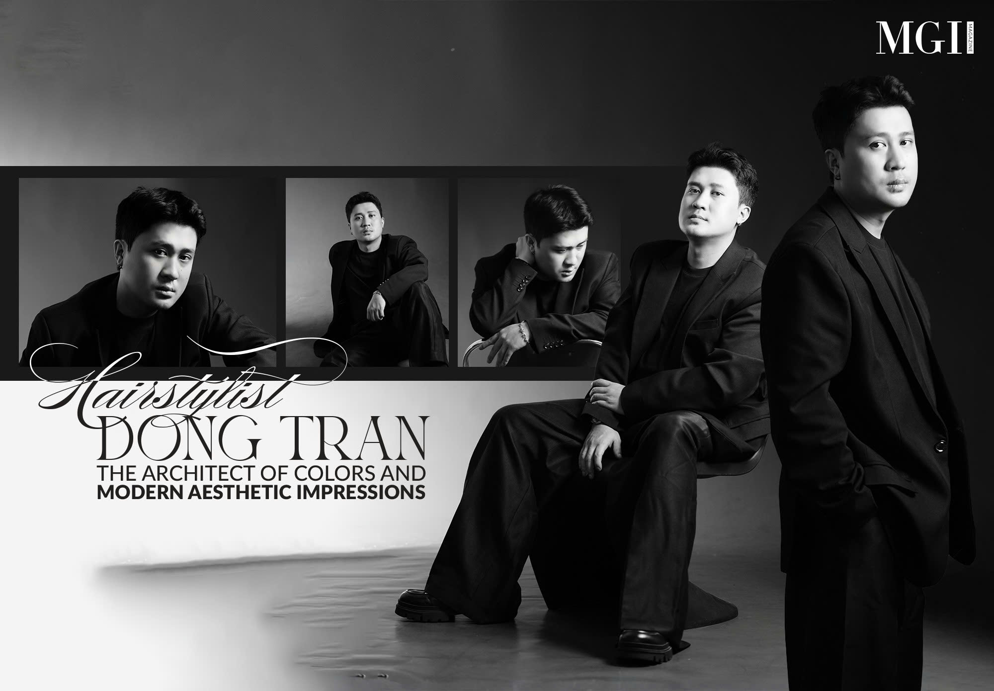 Hairstylist Dong Tran: The architect of colors and modern aesthetic impressions