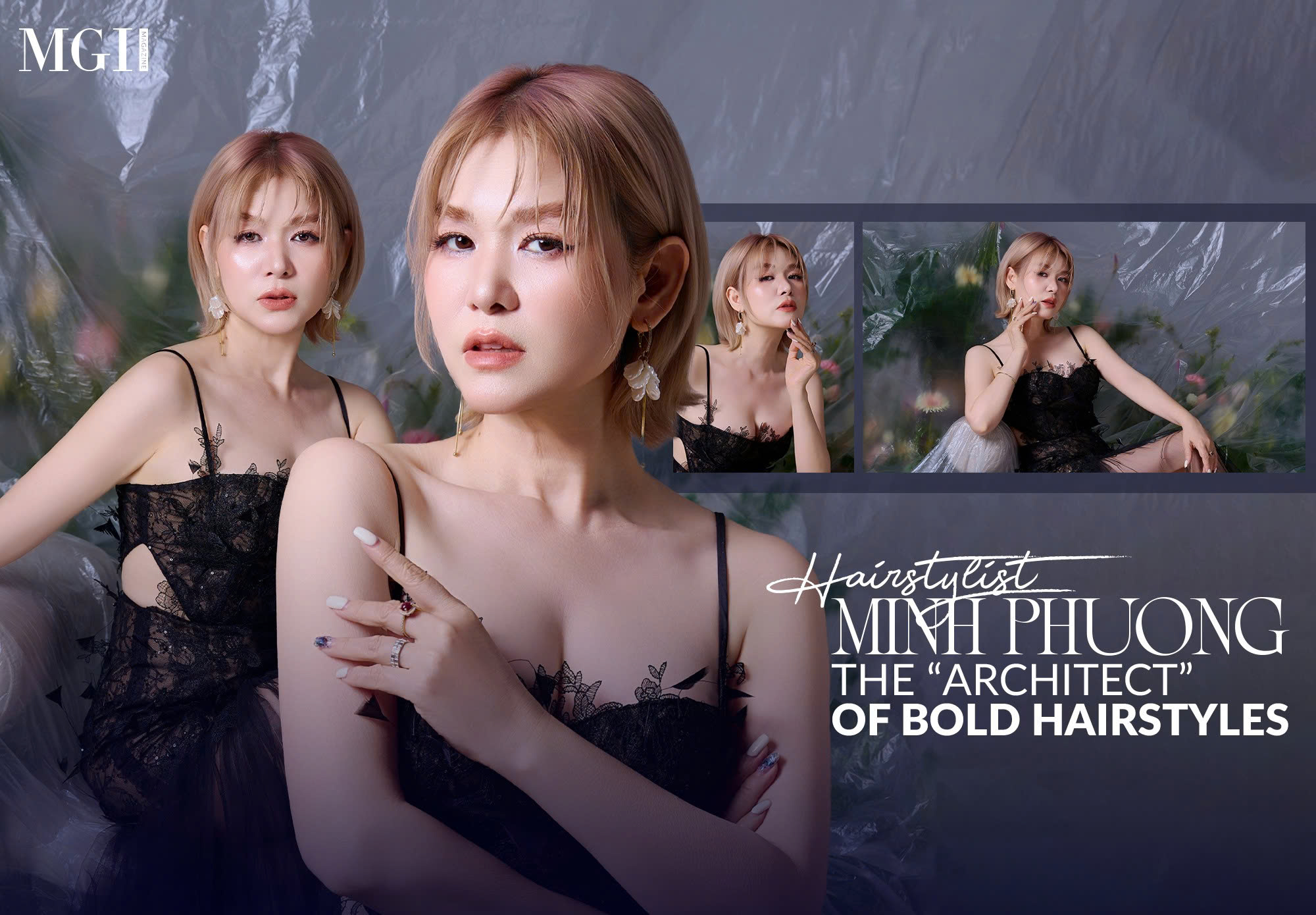 Hairstylist Minh Phuong: The “architect” of bold hairstyles
