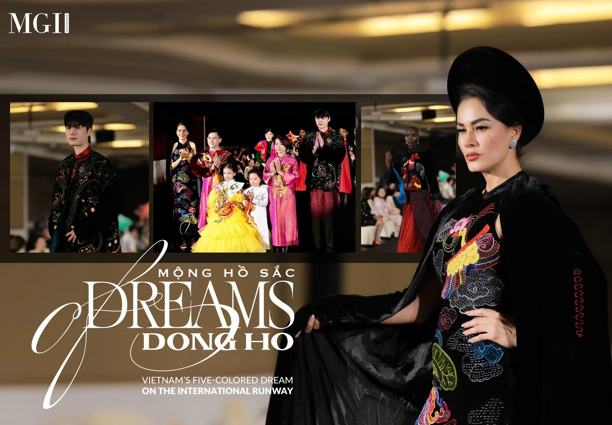 “Mong Ho Sac – Dreams of Dong Ho”: Vietnam’s five-colored dream on the international runway