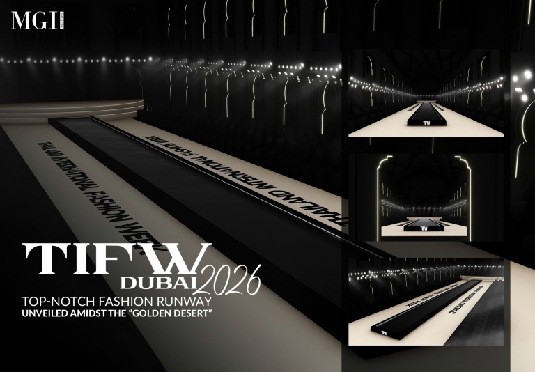 TIFW Dubai 2026: Top-notch fashion runway unveiled amidst the “golden desert”
