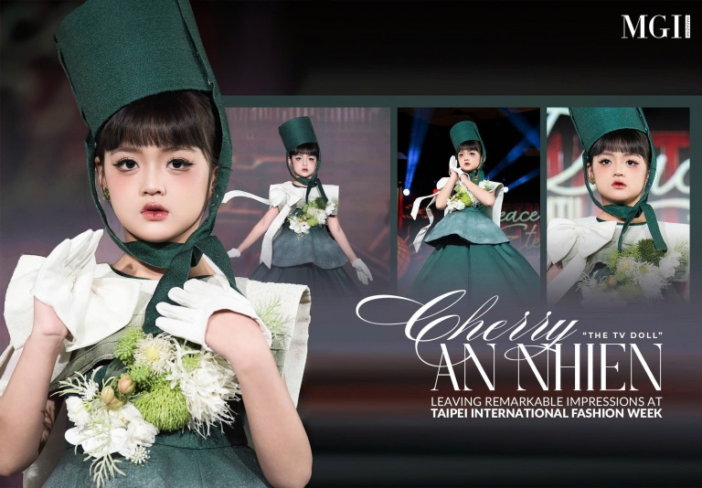 “The TV doll” Cherry An Nhien leaving remarkable impressions at Taipei International Fashion Week