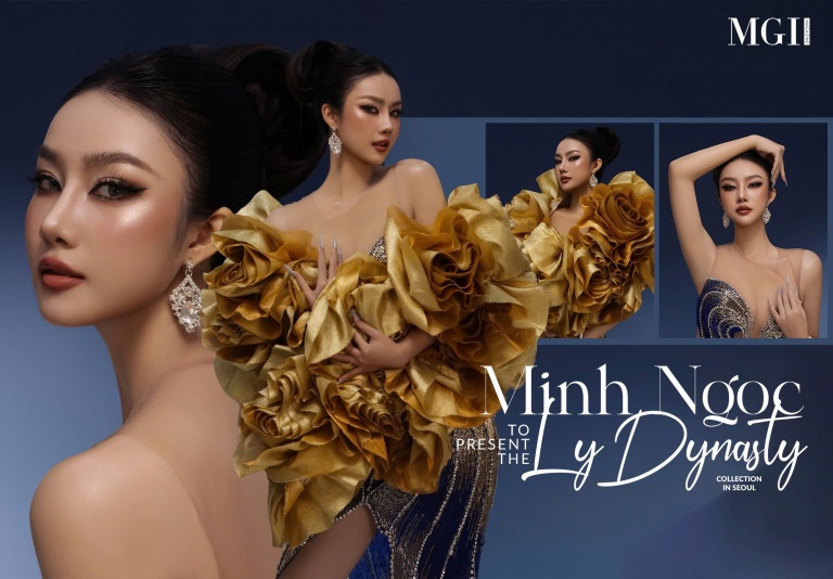 Pageant runner-up Minh Ngoc to present the “Ly Dynasty” collection in Seoul